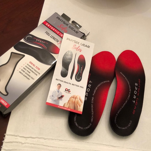 Physix gear sole orthotic insoles unisex